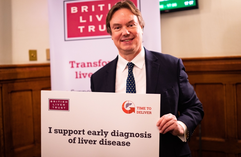 Jonathan Lord MP attends liver disease event