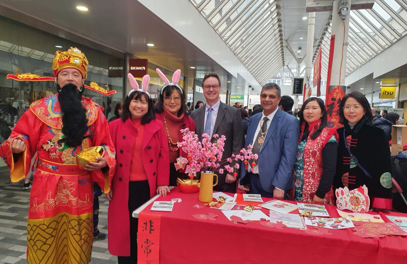 Jonathan Lord MP celebrating Chinese New Year