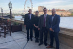 Jonathan Lord MP with Fernox colleagues  
