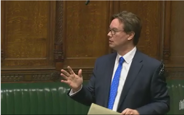 Jonathan Lord Speaking in the House of Commons Chamber