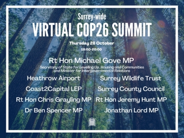 Surrey-wide virtual COP26 summit